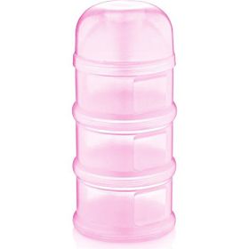 Baby Jem Katlı Pembe Toz Mama Kabı