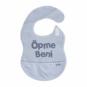 Baby Jem Lüks Mama Önlüğü Öpme Beni Mavi