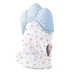 Baby Jem Mavi Diş Kaşıyıcı Eldiven