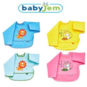 Baby Jem Muşamba Kollu Önlük-Sarı