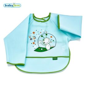 Baby Jem Muşamba Kollu Önlük-Yeşil