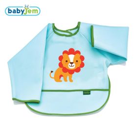 Baby Jem Muşamba Kollu Önlük-Yeşil