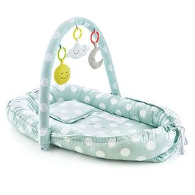 Baby Jem Oyuncaklı Anne Baba Yanı Yeşil Yatağı