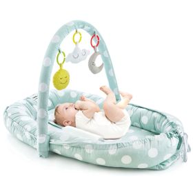 Baby Jem Oyuncaklı Anne Baba Yanı Yeşil Yatağı
