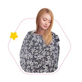 Baby Jem Siyah Emzirme Önlüğü