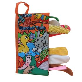 Baby Maya Pet's Tails Hışırtılı Yıkanabilir Kumaş Bez Eğitici ve Eğlenceli Bebek Kitabı