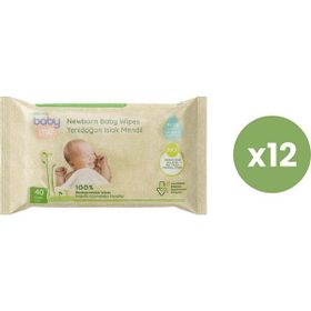 Baby Me 12x40 Adet Yenidoğan Islak Mendil