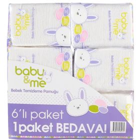 Baby Me 60 Adet Bebek Temizleme Pamuğu