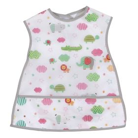 Baby Me Hayvan Desenli Bebek Aktivite Önlüğü