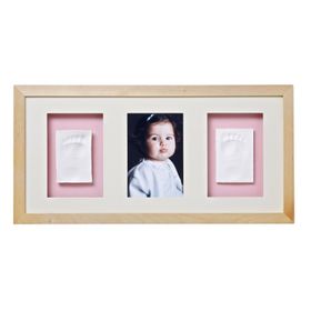 Baby Memory Prints Naturel Üçlü Çerçeve