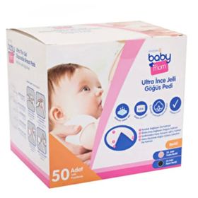 Baby Mom Renkli Ultra İnce Jelli 50 Adet Göğüs Pedi