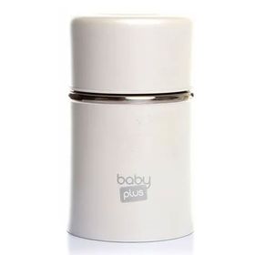 Baby Plus Beyaz 260 ml Paslanmaz Çelik Bebek Mama Saklama Termosu