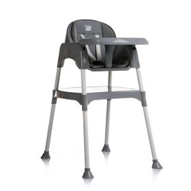 Baby Plus Gri Multi Masalı Mama Sandalyesi