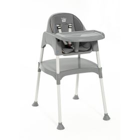 Baby Plus Gri Multi Masalı Mama Sandalyesi