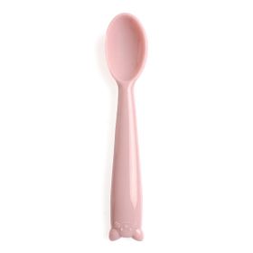 Baby Plus Lila Silikon Mama Kaşığı
