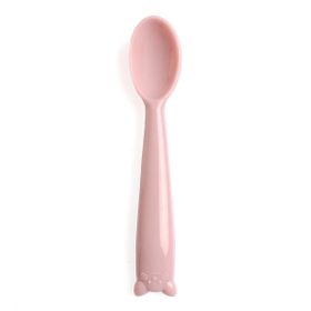 Baby Plus Lila Silikon Mama Kaşığı