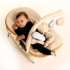 Baby Plus Lounge Krem Oyuncaklı Ana Kucağı