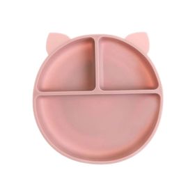 Baby Plus Vakumlu Silikon Lila Mama Tabağı