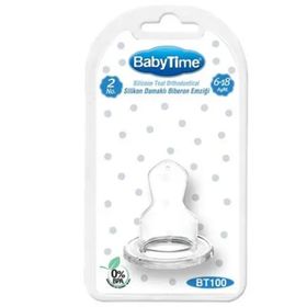 Baby Time BT100 Sİlikon Damaklı Biberon Emziği
