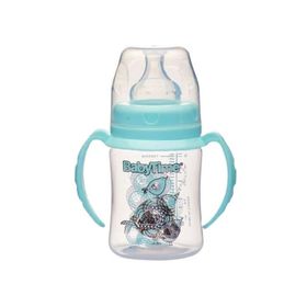 Baby Time Geniş Ağız Kulplu 150 ml Yeşil Pp Biberon