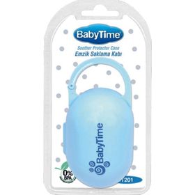 Baby Time Mavi Emzik Saklama Kabı