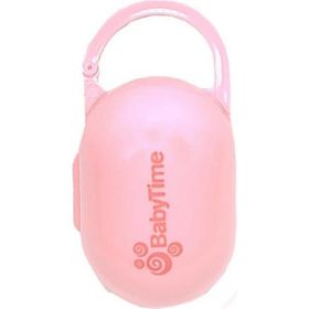 Baby Time Pembe Emzik Saklama Kabı