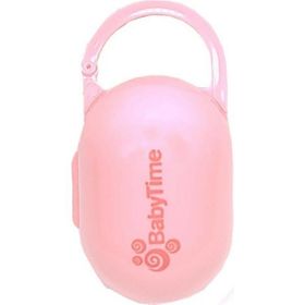 Baby Time Pembe Emzik Saklama Kabı