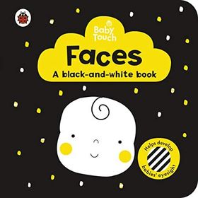 Baby Touch Faces A Black And White Book - Ladybird