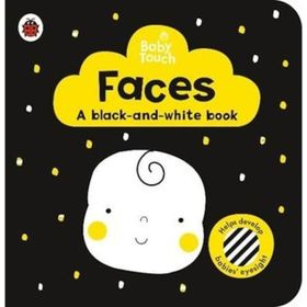 Baby Touch Faces A Black And White Book - Ladybird