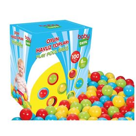 Baby Toys 100'lü 6 cm Bebek Oyun Havuzu Topları