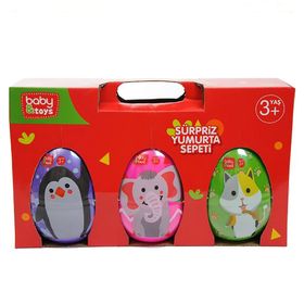 Baby Toys 3'lü Yumurta Oyun Hamuru