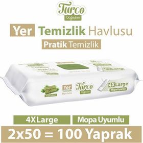 Baby Turco 100'li Yeşil Sabun Temizliği Yüzey Temizlik Havlusu