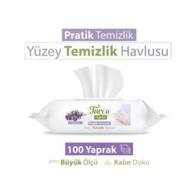 Baby Turco 100'lü Lavanta Temizliği Yüzey Temizlik Havlusu