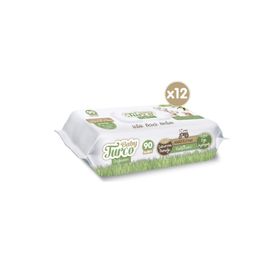 Baby Turco 12x90 Yaprak Alkolsüz Islak Bebek Havlusu