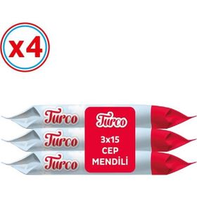 Baby Turco 15'li Cep Mendili (12 adet)