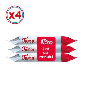 Baby Turco 15'li Cep Mendili (12 adet)