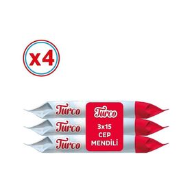 Baby Turco 15'li Cep Mendili (12 adet)