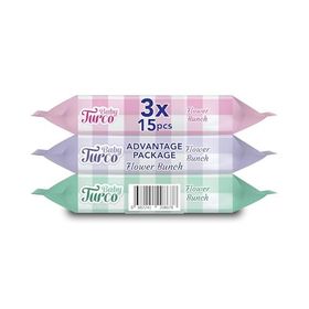 Baby Turco 15'li Flower Bunch Cep Mendili (12 adet)