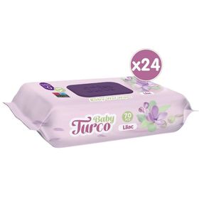 Baby Turco 24x70 Adet Leylak Kokulu Islak Bebek Havlusu
