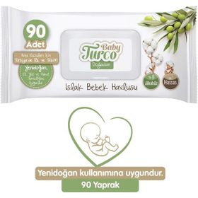 Baby Turco 90 Yaprak Doğadan Islak Bebek Havlusu