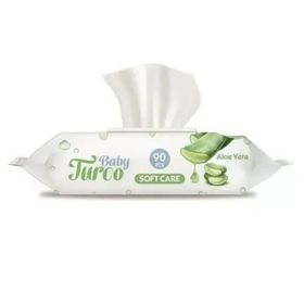 Baby Turco 90'lı Aloe Vera Kapaklı Islak Mendil