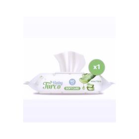 Baby Turco 90'lı Aloe Vera Kapaklı Islak Mendil