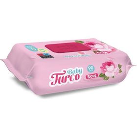 Baby Turco 90'lı Gül Kokulu Islak Bebek Havlusu