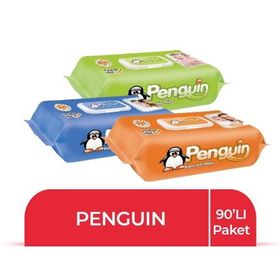 Baby Turco 90'lı Penguen Islak Havlu