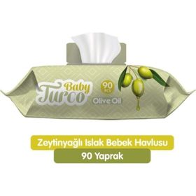 Baby Turco 90'lı Zeytinyağlı Islak Havlu