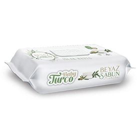 Baby Turco Beyaz Sabun Kokulu 24x90 Adet Islak Havlusu