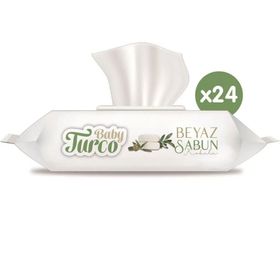 Baby Turco Beyaz Sabun Kokulu 24x90 Adet Islak Mendil