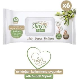 Baby Turco Doğadan 60'lı Islak Bebek Havlusu
