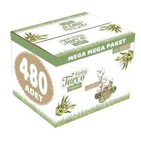 Baby Turco Doğadan No:5 Junior 480 Adet Bebek Bezi