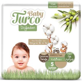 Baby Turco Doğadan No:5 Junior Bebek Bezi